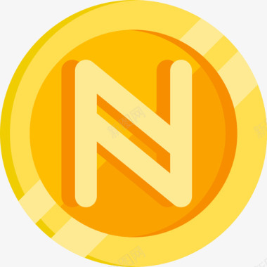 Namecoin货币7单位图标图标