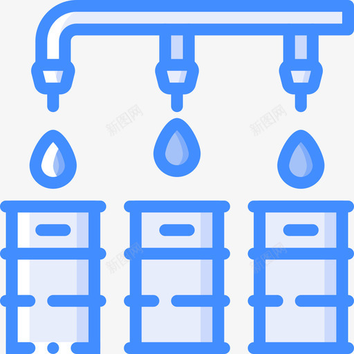 桶蒸馏和酿造4蓝色图标svg_新图网 https://ixintu.com 蒸馏 蓝色 酿造