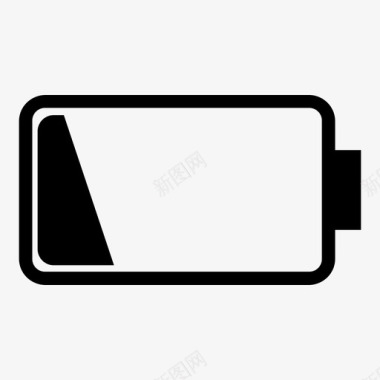 电池电量不足手机电池电量不足图标图标