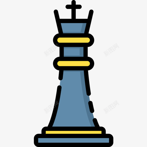 象棋创作过程64线颜色图标svg_新图网 https://ixintu.com 创作 象棋 过程 颜色