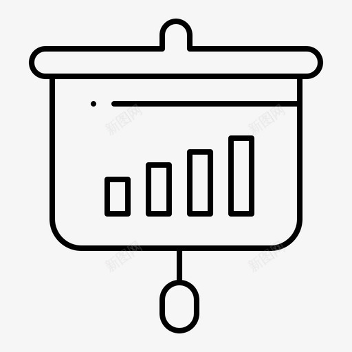图表信息演示图标svg_新图网 https://ixintu.com 业务 信息 图表 战略 演示 财务 销售