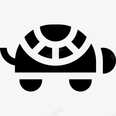 海龟自然56填充图标图标
