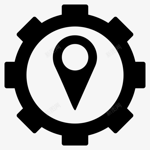 本地搜索引擎优化地理营销地理定位图标svg_新图网 https://ixintu.com 位置营销 地点优化 地理定位 地理营销 搜索引擎优化字形图标 本地搜索引擎优化
