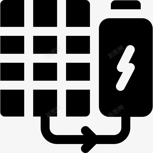 电池可持续能源34充满图标svg_新图网 https://ixintu.com 充满 可持续能源34 电池