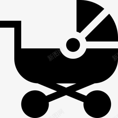 婴儿车家庭生活27装满图标图标