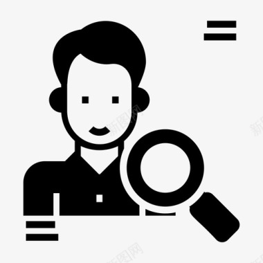 用户搜索搜索配置文件查找人员图标图标