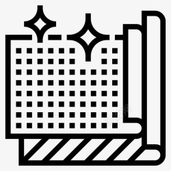 多层材料先进材料织物层图标高清图片
