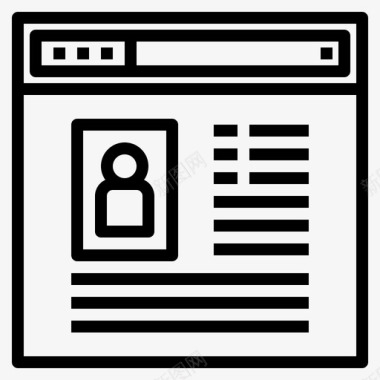 浏览器社交统计图标图标