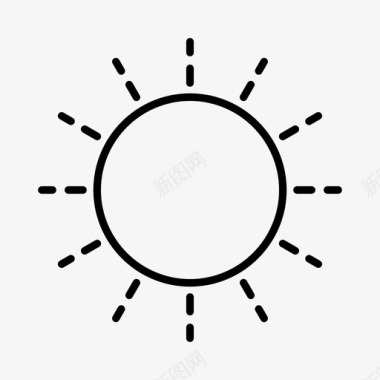 太阳预报计量图标图标
