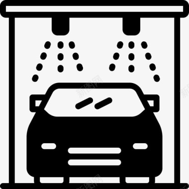 汽车清洁服务图标图标