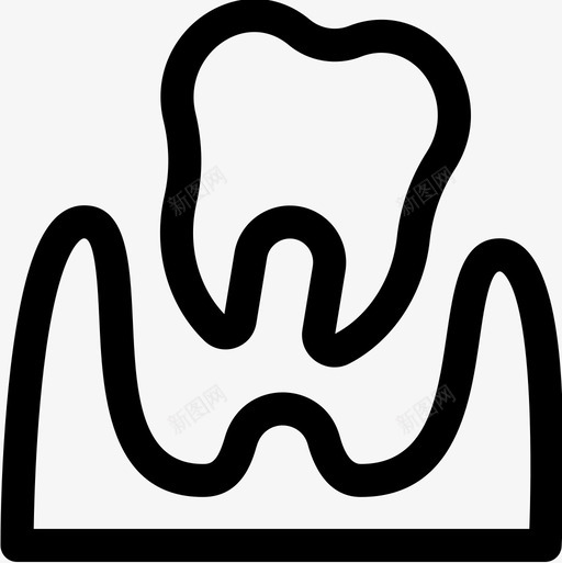 福尔牙医45岁直系图标svg_新图网 https://ixintu.com 牙医45岁 直系 福尔
