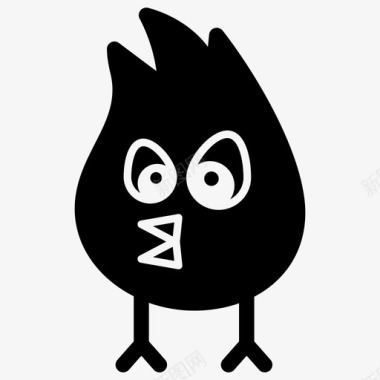 愤怒的小鸟表情符号情感图标图标