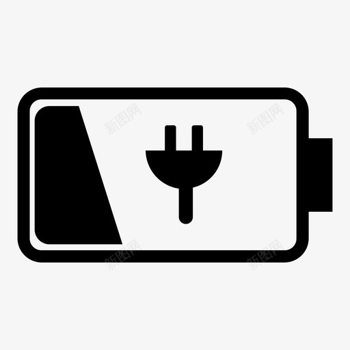充电电池电池充电电池电量图标svg_新图网 https://ixintu.com 充电 充电电池 电池 电量