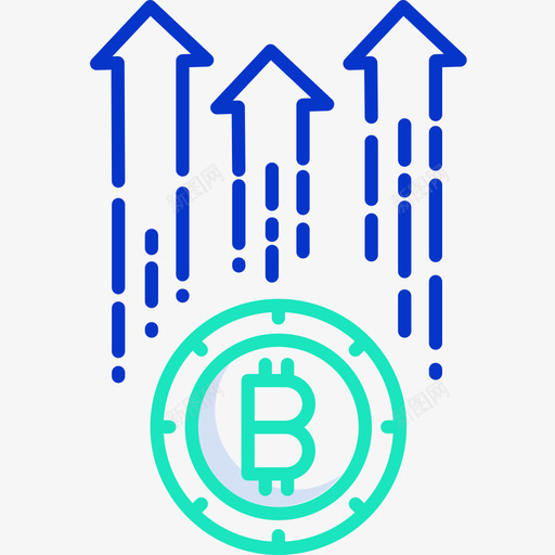 比特币加密货币45轮廓颜色图标svg_新图网 https://ixintu.com 加密 比特 货币 轮廓 颜色