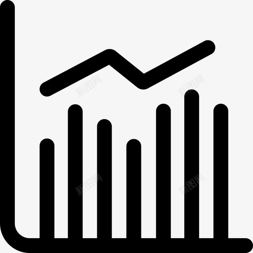 统计广告5线性图标svg_新图网 https://ixintu.com 广告 线性 统计