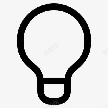 灯泡创意灯图标图标