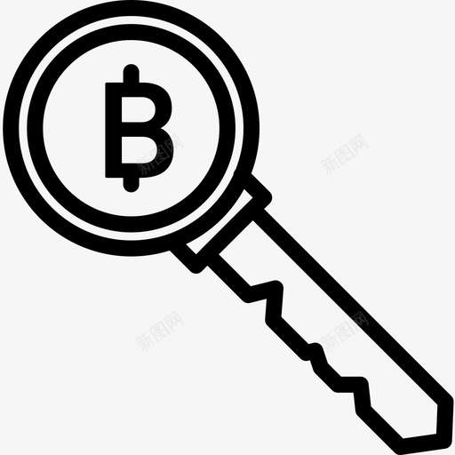 密钥加密线性图标svg_新图网 https://ixintu.com 加密 密钥 线性