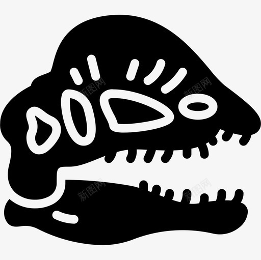 双龙侏罗纪2填充物图标svg_新图网 https://ixintu.com 侏罗纪2 双龙 填充物