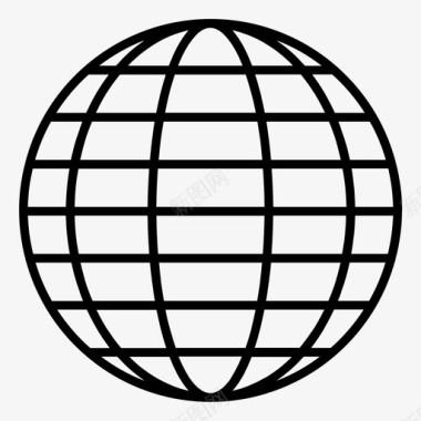 地球全球地理世界图标图标