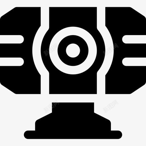 网络摄像头技术79填充图标svg_新图网 https://ixintu.com 填充 技术 摄像头 网络