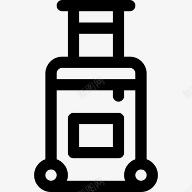 行李旅行app16直线型图标图标