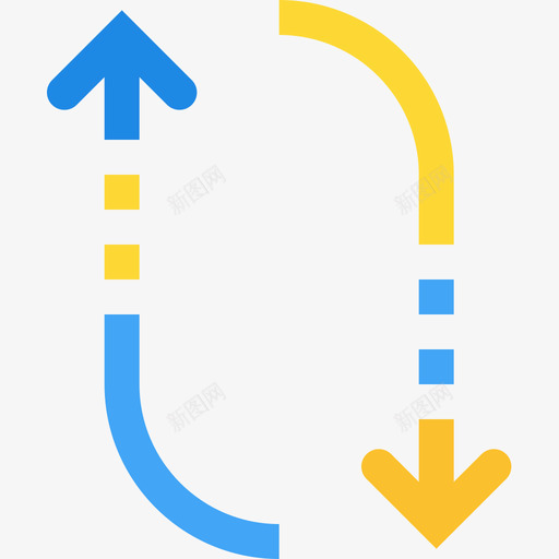 圆形箭头导航29扁平图标svg_新图网 https://ixintu.com 圆形箭头 导航29 扁平
