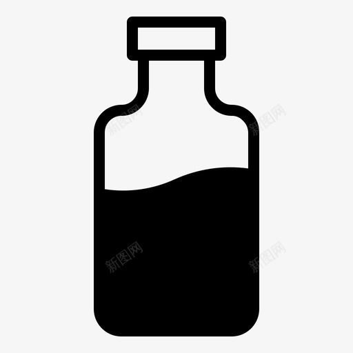 瓶子仪器化学图标svg_新图网 https://ixintu.com 仪器 化学 实验室 物理 瓶子