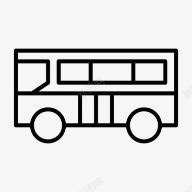 公共汽车公共交通学校图标图标