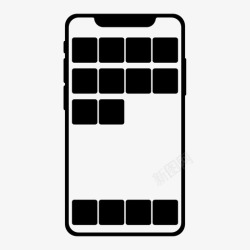 苹果手机维修主iphonex主屏幕苹果应用程序图标高清图片