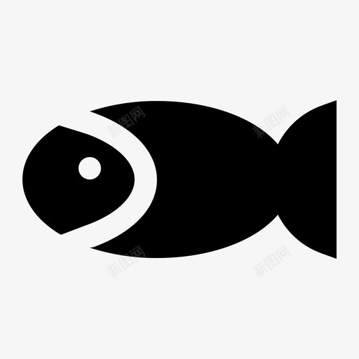 鱼动物饮料图标svg_新图网 https://ixintu.com 动物 食品 食品和饮料铭文 饮料 鱼
