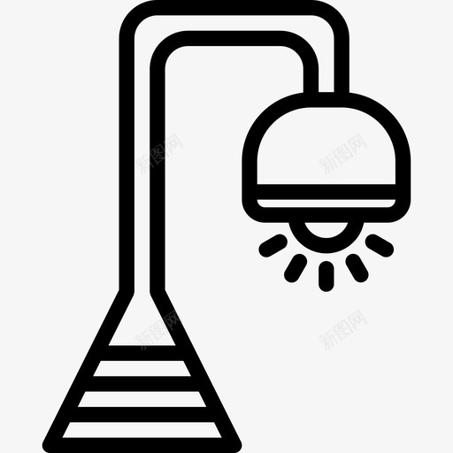 灯具家居装饰线型图标svg_新图网 https://ixintu.com 家居装饰 灯具 线型