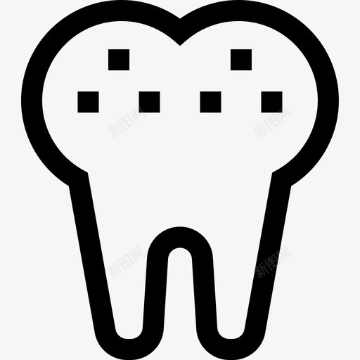 脏牙牙医43线状图标svg_新图网 https://ixintu.com 牙医43 线状 脏牙