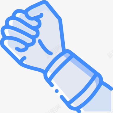 腕带80年代16蓝色图标图标