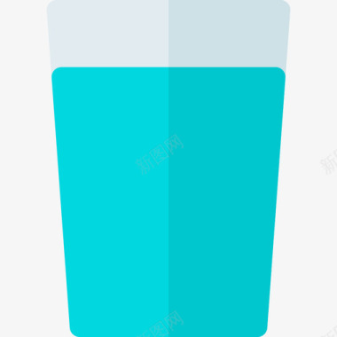 水玻璃健康45扁平图标图标