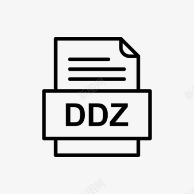 ddz文件文档图标文件类型格式图标