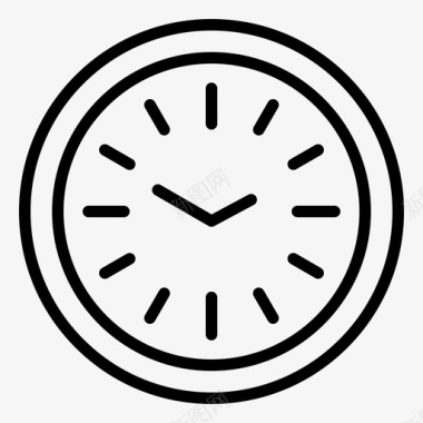 时钟时间墙图标图标