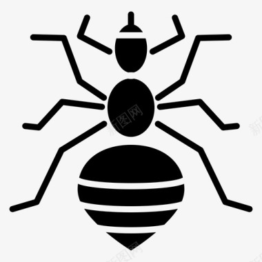 虱子虫子昆虫图标图标