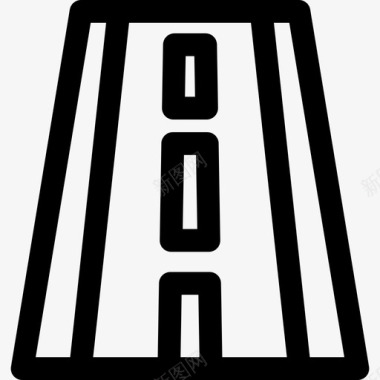 道路驾驶学校10直线图标图标