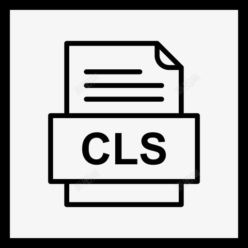 CLJdocumentfile图标svg_新图网 https://ixintu.com 41fileformats CLJ cljdocumentfileformatfiletype cls document file filetype format