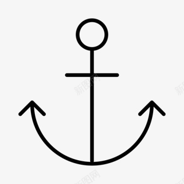 锚海军海事图标图标