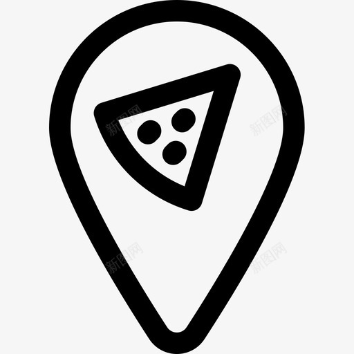 披萨外卖35直系图标svg_新图网 https://ixintu.com 外卖 披萨 直系