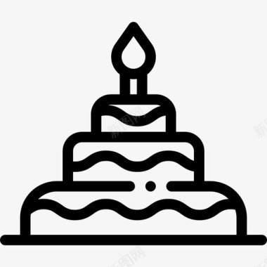生日蛋糕糖果店3直系图标图标