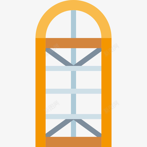窗户建筑45平面图标svg_新图网 https://ixintu.com 平面 建筑 窗户