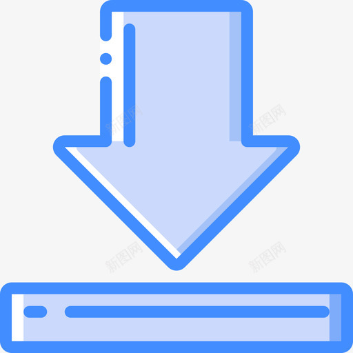 移动接口4蓝色图标svg_新图网 https://ixintu.com 下载 接口 移动 蓝色