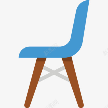 椅子家具108扁平图标图标