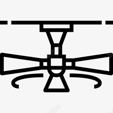 扇子家具106直线型图标图标