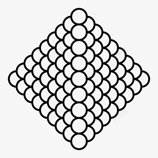 金字塔大厦几何学图标svg_新图网 https://ixintu.com 几何学 几何形状 大厦 紧密包装 结构 金字塔