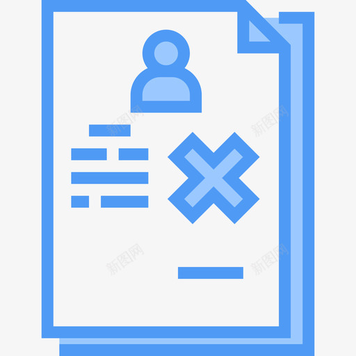 简历报告2蓝色图标svg_新图网 https://ixintu.com 报告 简历 蓝色