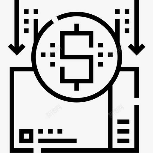 投资投资53线性图标svg_新图网 https://ixintu.com 投资 投资53 线性