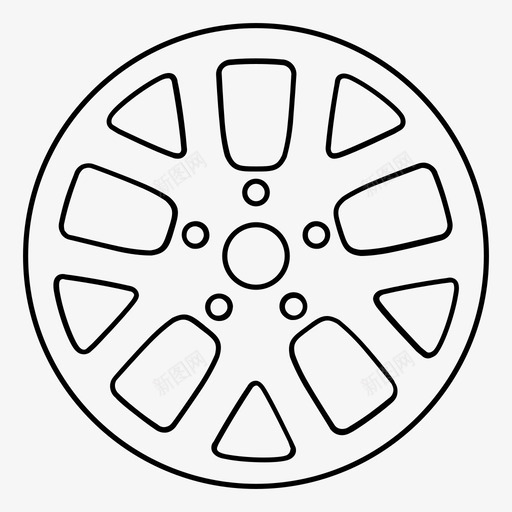 汽车轮子乘坐轮胎图标svg_新图网 https://ixintu.com 乘坐 汽车 车辆 轮子 轮胎